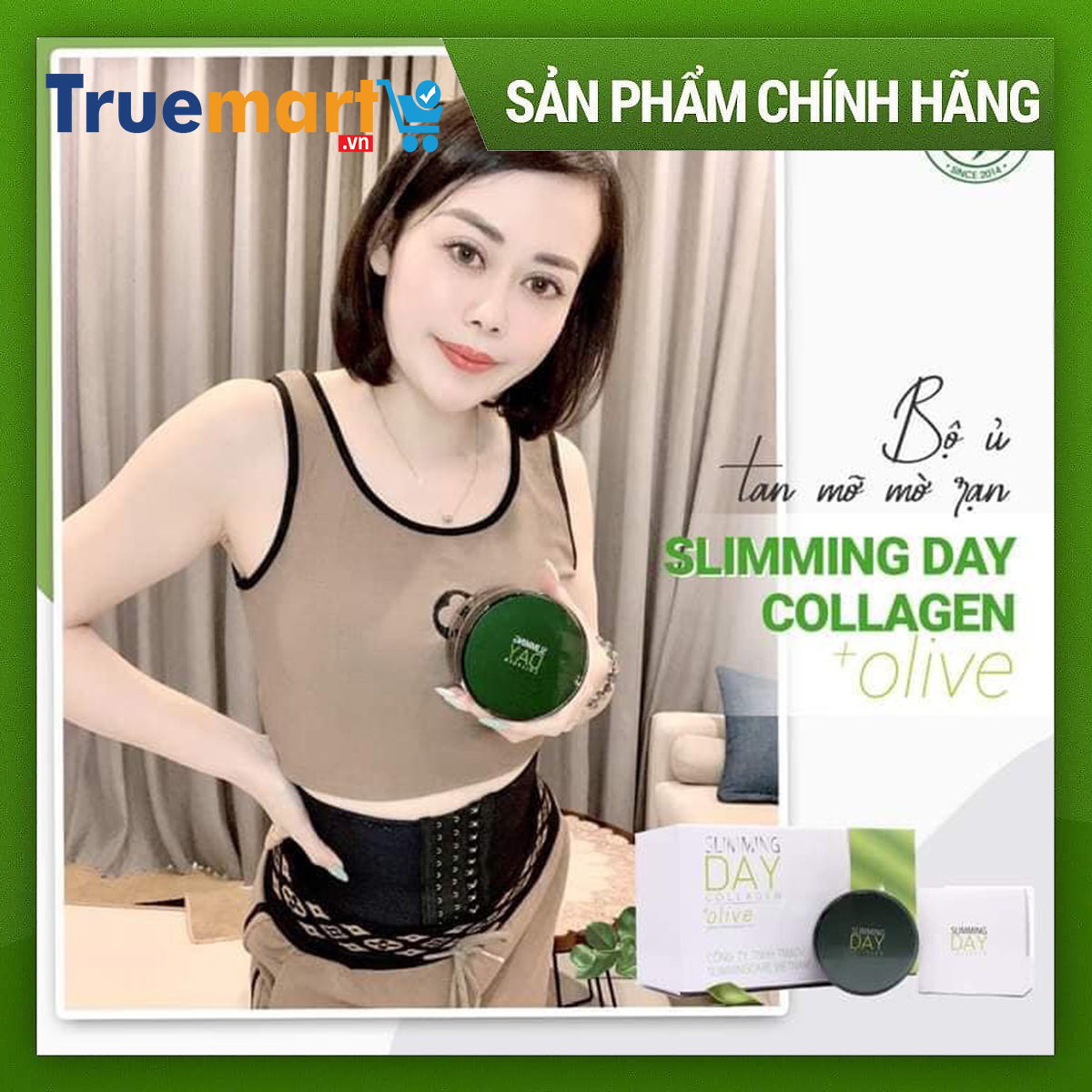 Bộ đai định hình tan mỡ, mờ rạn Slimming day collagen (SDC)