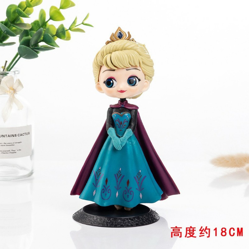 Disney Frozen Princess Anna Elsa Snow White Cinderella Princess Action Figures Pvc Model Dolls Collection Quà Tặng Sinh Nhật Đồ Chơi Trẻ Em Quà Tặng Sinh Nhật