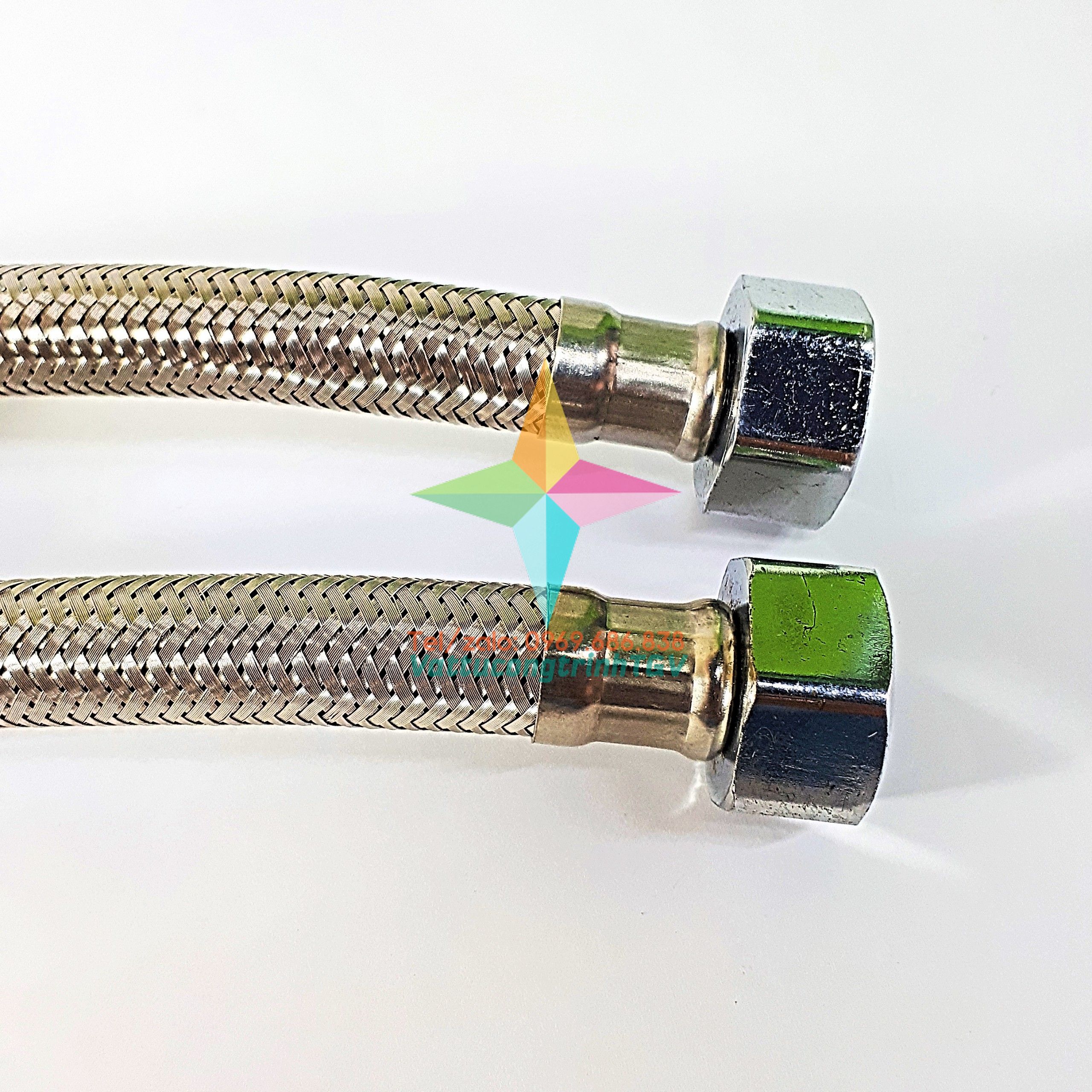 Đôi dây cấp Inox mềm bình nóng lạnh