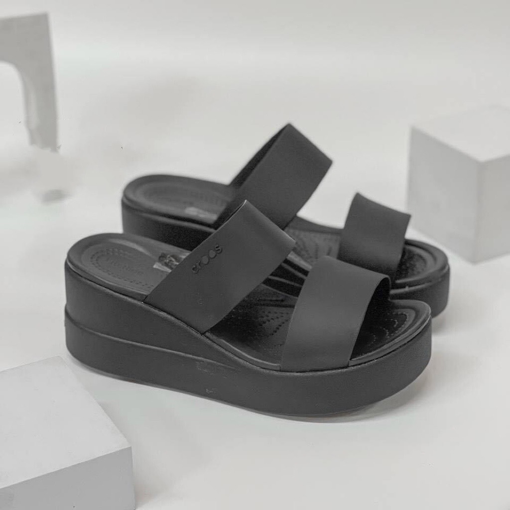 [SALE KHỦNG][CHÍNH HÃNG][4 MÀU] GIÀY ĐẾ XUỒNG NỮ CROCS BROOKLYN