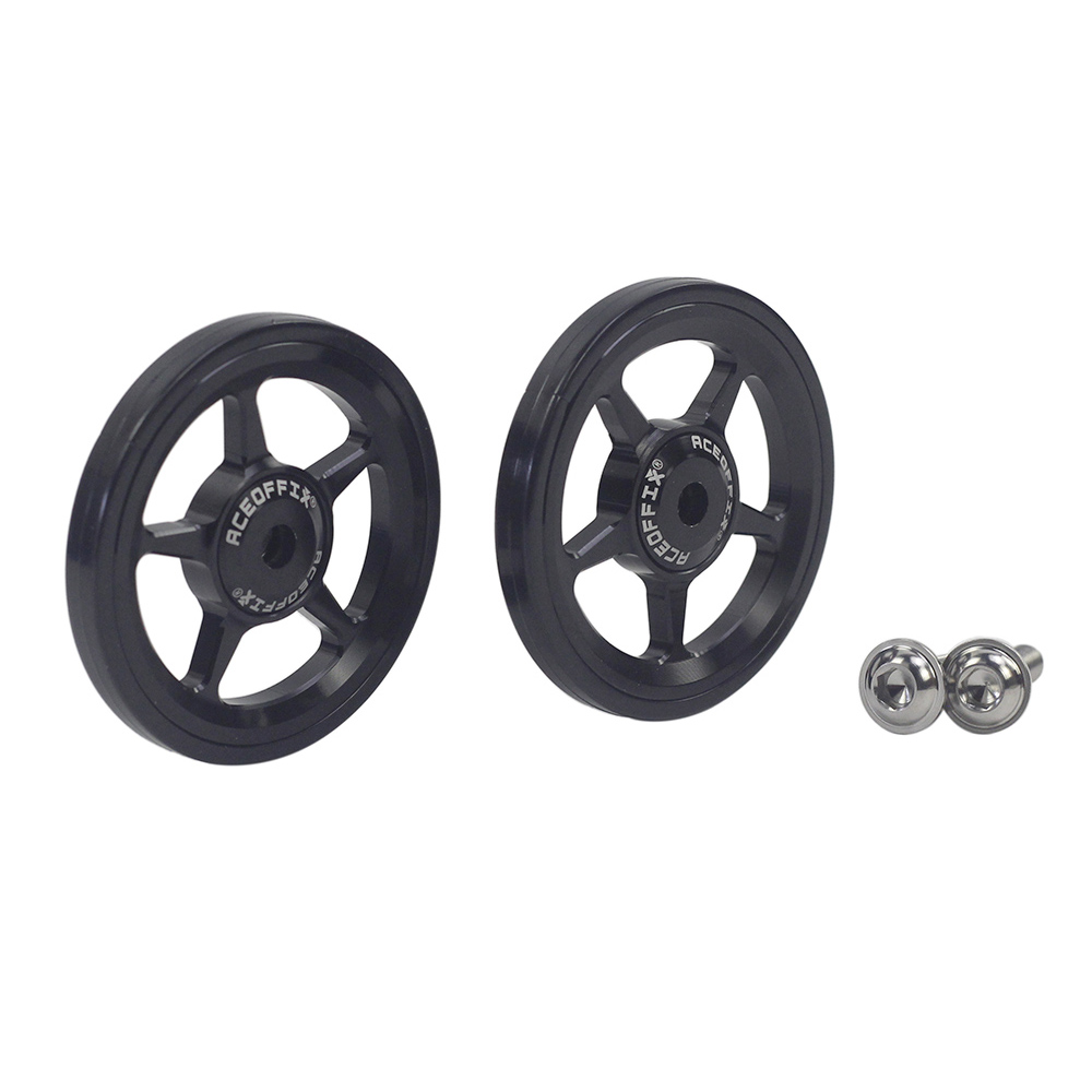 2pcs Aceoffix Easy Wheels Easywheel & Titanium Bolts for Bro Pline