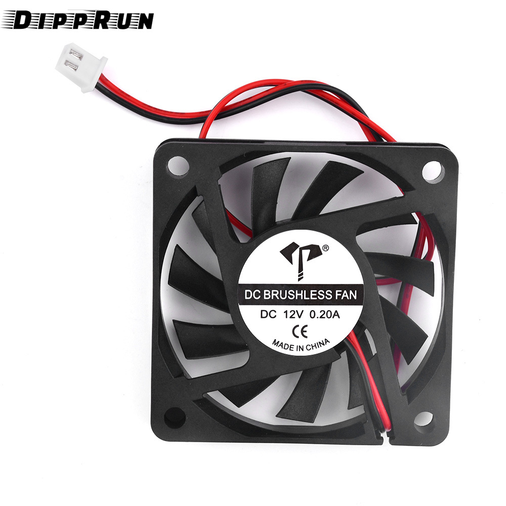 Dipprun 60x60x10mm DC 6010 quạt làm mát không chổi thay thế 60mm quạt để làm mát tự làm quạt máy tính cá nhân Vỏ máy tính