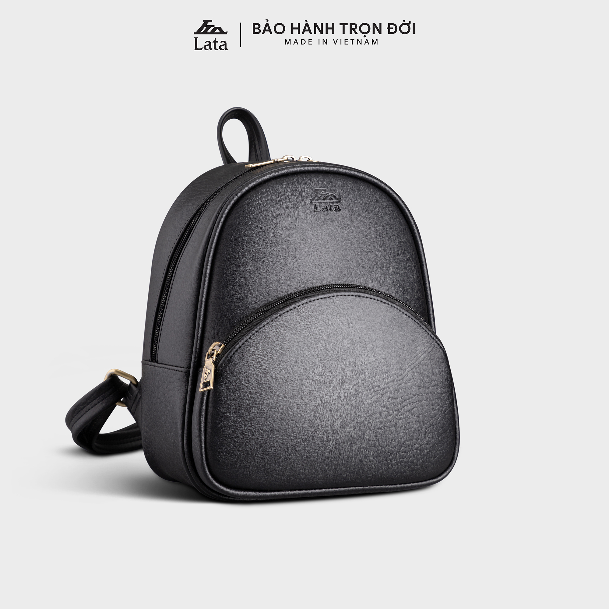Balo Lata (Thời trang nữ tiện lợi cỡ trung - Balo da BAL62)