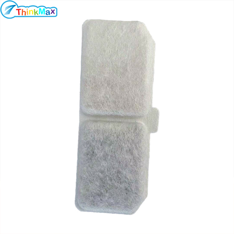 THINKMAX,2023!!Pet Water Dispenser Filter Element, Activated Carbon+filter Cotton, Square Circulating Water Fountain Filters Replacement, Compatible For Small Pets Drinking Water Equipment