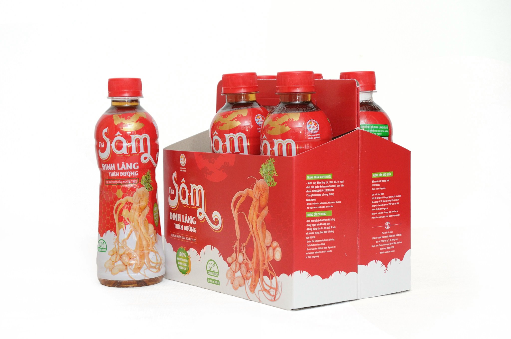 Nước sâm đinh lăng ( Lốc 6 chai)