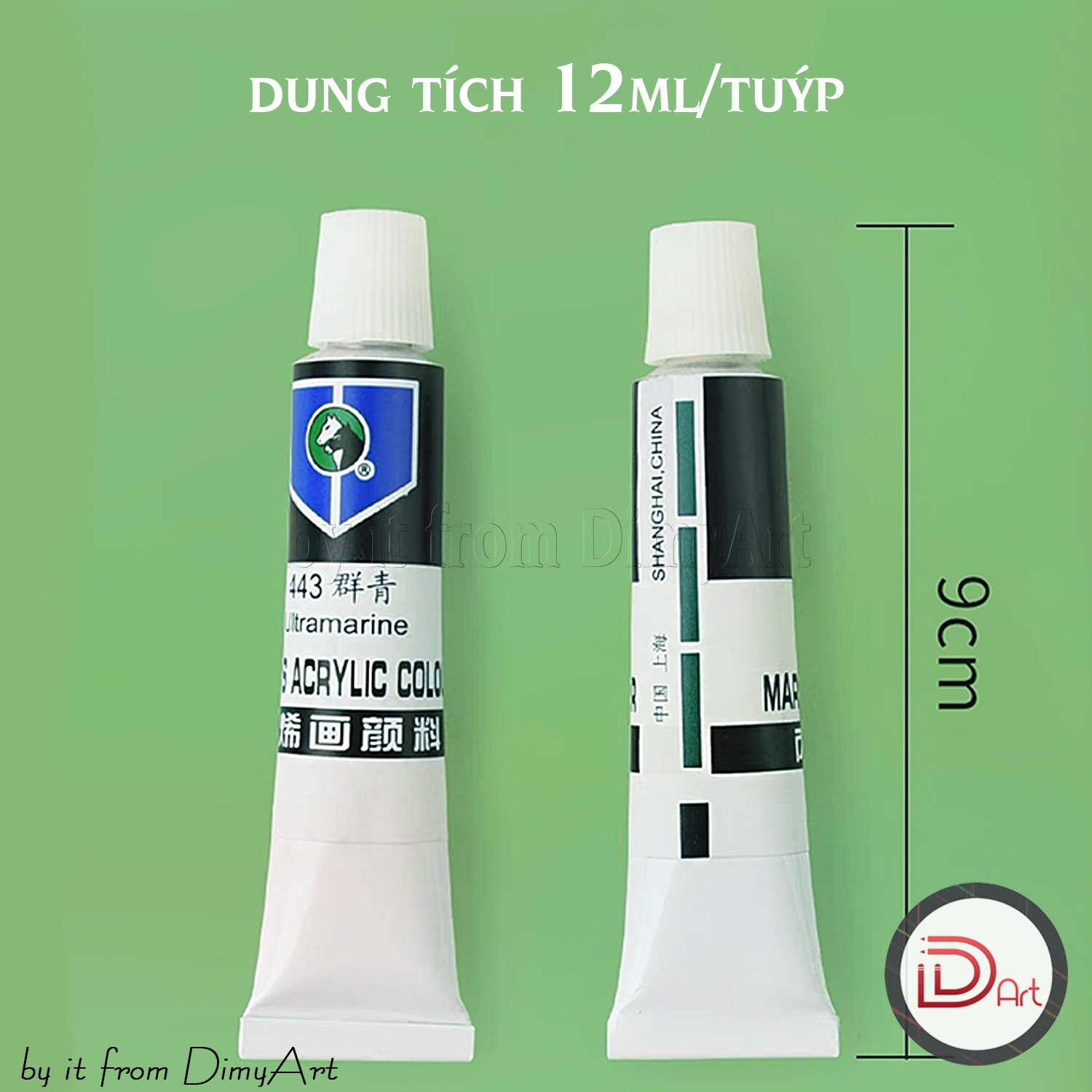 Bộ Màu Vẽ Acrylic MARIE'S Dạng Tuýp 12ml (12/18/24/36 màu)