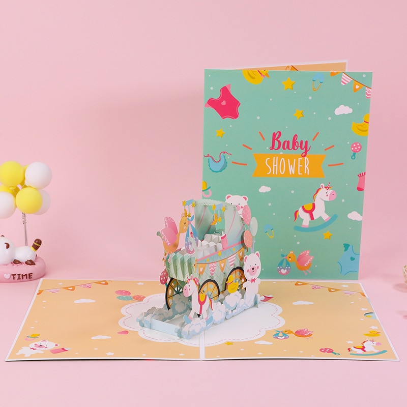 10pcs Disney Lilo & Stitch Theme Invitation Card Mini Greeting