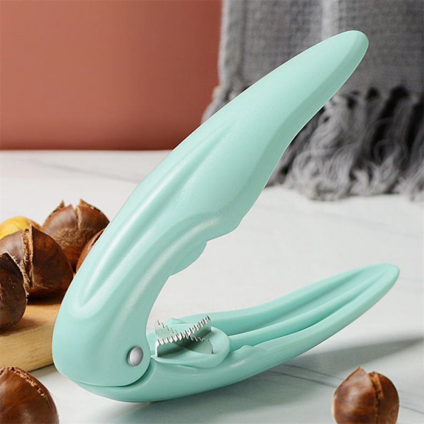 Hạt dẻ mở công cụ Hướng dẫn sử dụng hạt dẻ mở Clip Pecan óc chó nutcracker vỏ chịu lực cao Cracker mở với không tay cầm trượt