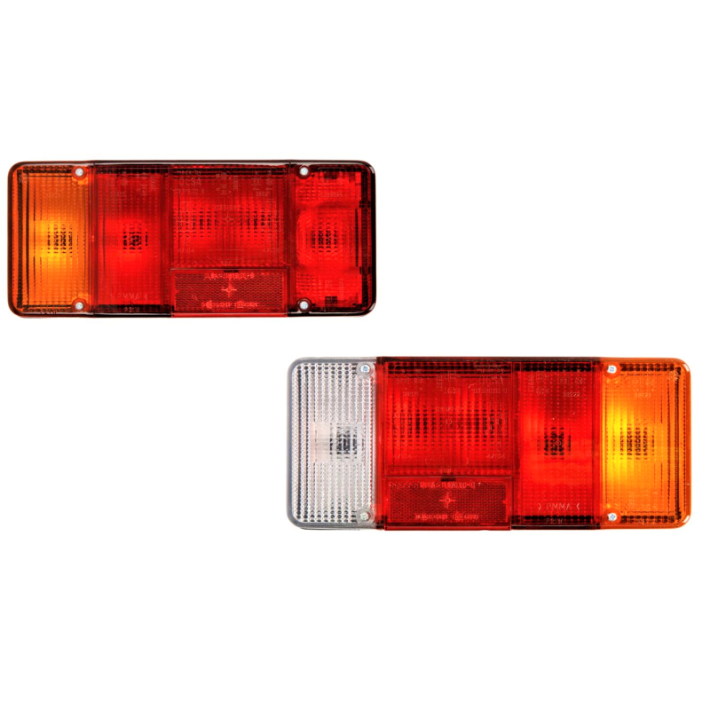 1 pair rear tail light lamp lens lh rh fog reverse light 42531146 9988023 replacement compatible for citroen relay / fiat ducato / iveco daily / talbot express
