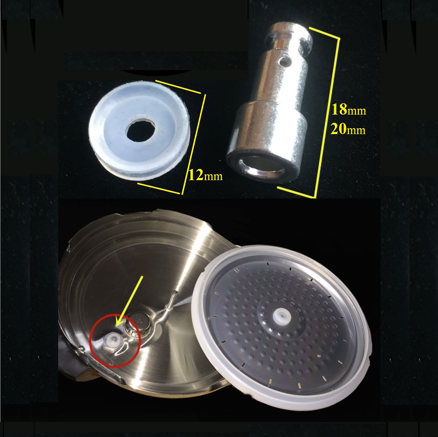 Van phụ nồi áp suất điện - lắp lẫn cho các thương hiệu