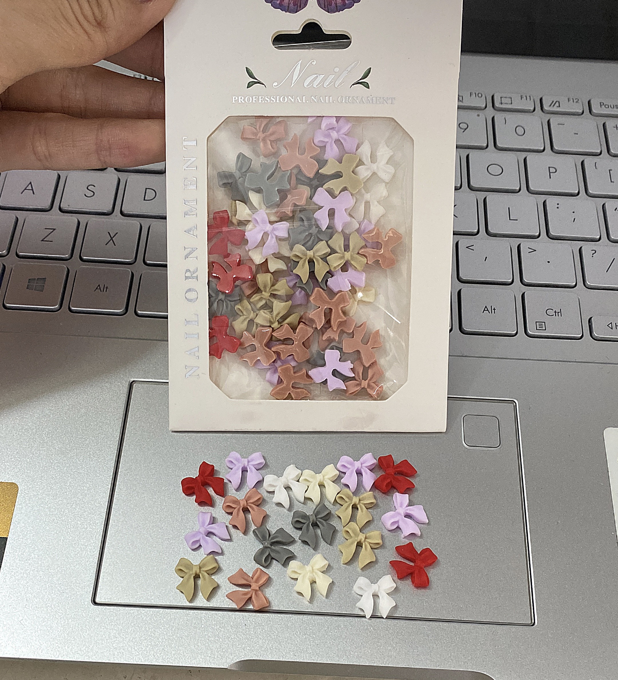 Chram Nơ mix màu ,mẫu hot - Mini Nails