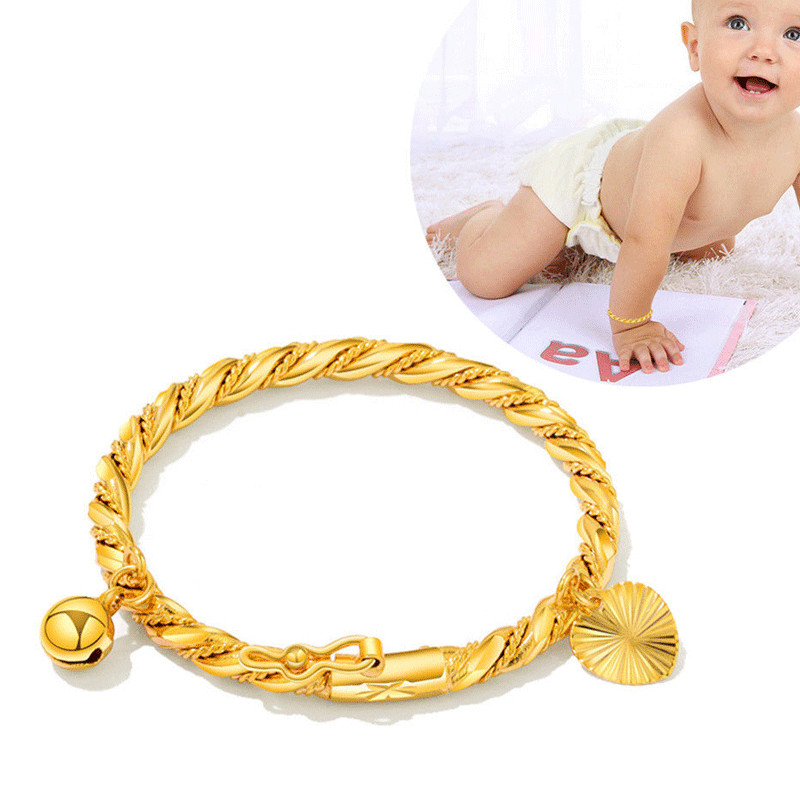 Gold Chain Newborn Bangles Gold Topnotch Store】Baby Girl Boy