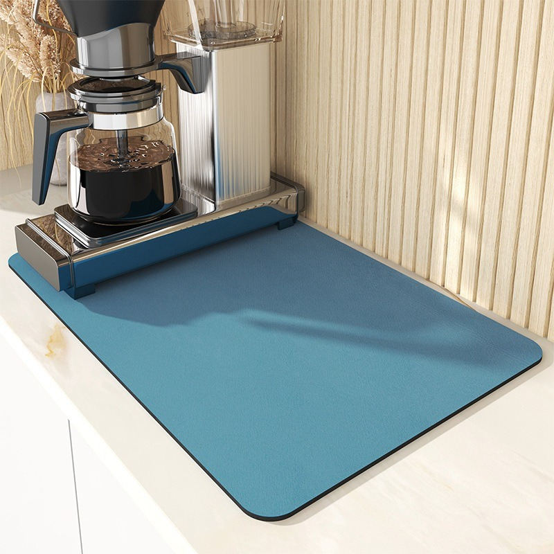 [30x40cm] Kitchen Coffee Maker Placemats Stain Absorbent Dish Drying
