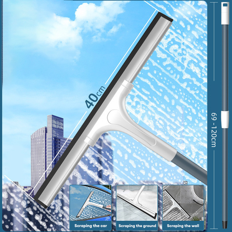Multi functional office and household glass scraper, floor soft rubber glass scraper