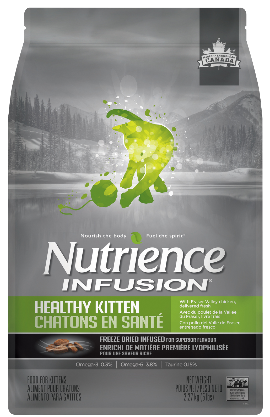 Thức ăn mèo con NUTRIENCE INFUSION bao 500g