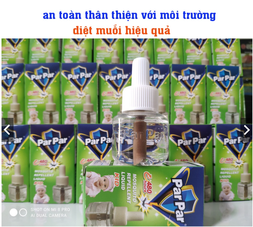 combo 10 lọ tinh dầu đuổi muỗi parpar