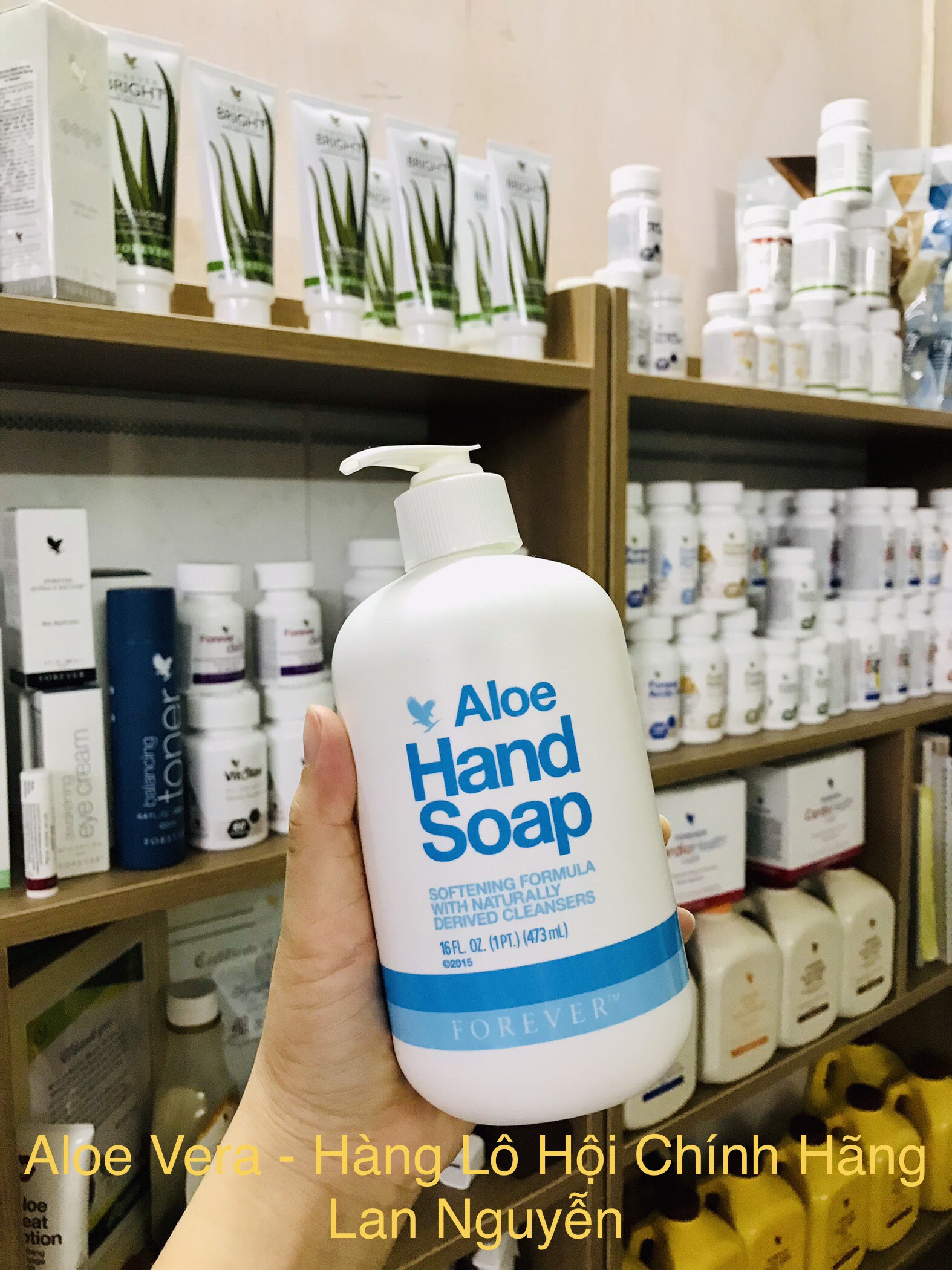 sữa rửa mặt và tay lô hội flp