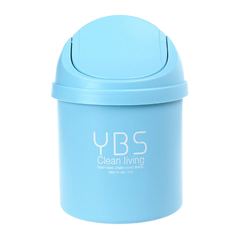Liliar Desktop Trash Can, Mini Trash Bin, Desk Cute Tiny Rubbish Bin, Small Waste Bin With Lid, Table Dustbin For Office Home Living Room Bathroom Kitchen Bedroom