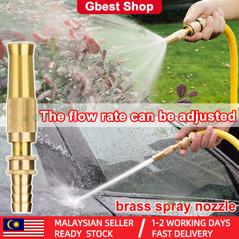 【Gbest】🔥Malaysia In Stock🔥 Solid Brass Adjustable Spray Nozzle With