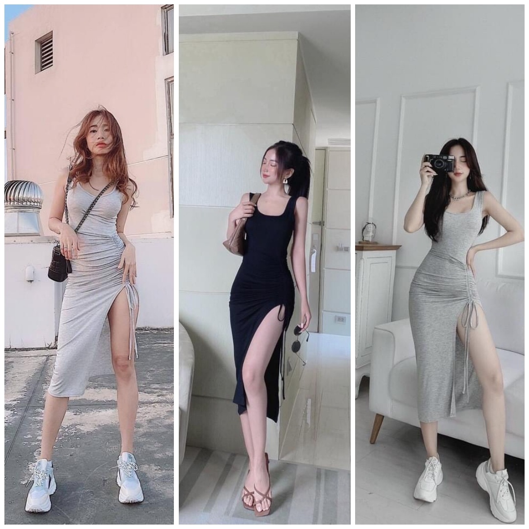 ĐẦM BODY SÁT NÁCH RÚT ĐÙI