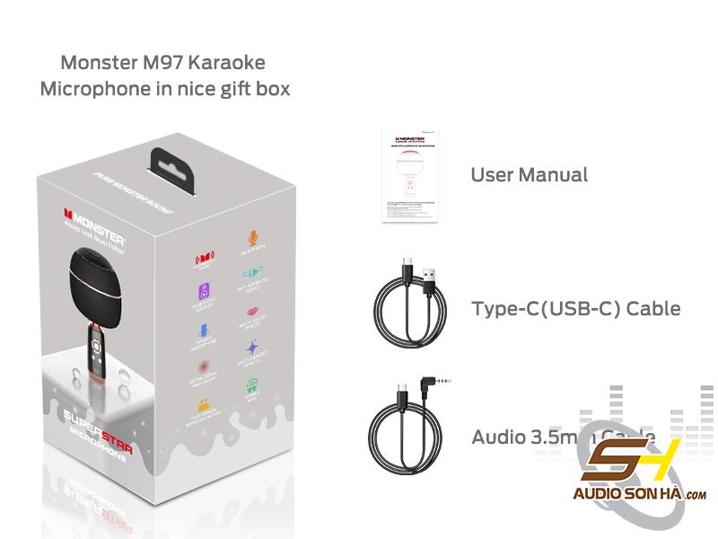 Micro kèm loa Monster M97