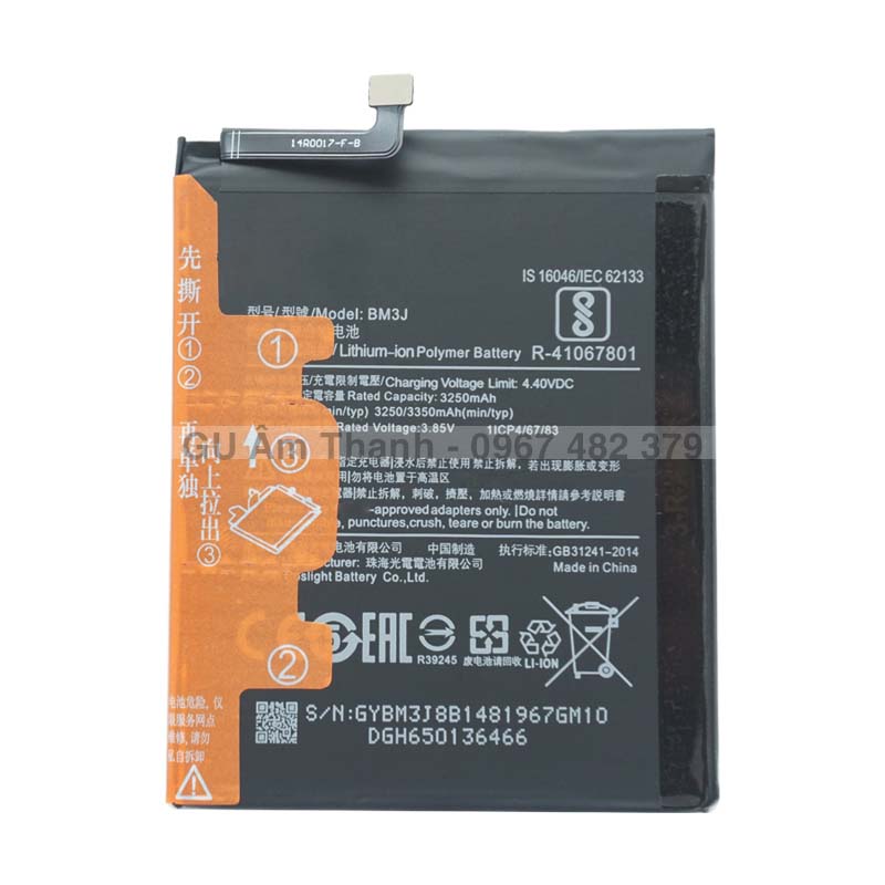 Pin cho Xiaomi Mi 8 Lite (M1808D2TG) dung lượng 3350mAh Zin