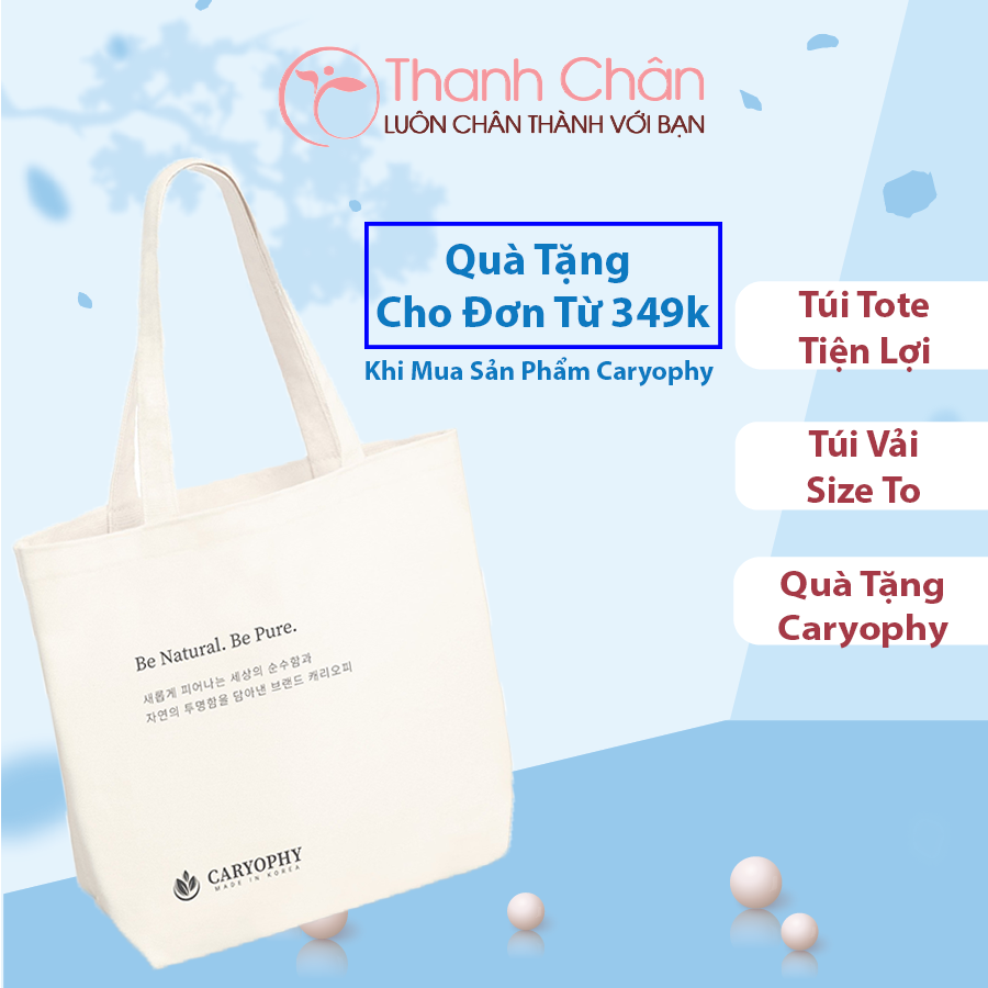 [QUÀ TẶNG] Túi vải tote Canvas cao cấp Caryophy