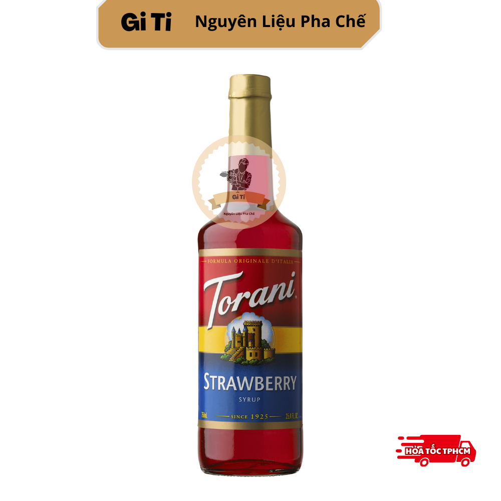Siro/Syrup Torani Dâu 750ml | Torani Strawberry
