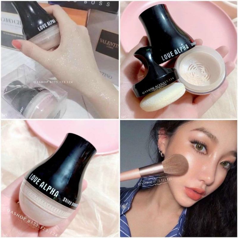 Phấn Phủ Bột Nhũ Lấp Lánh LOVE ALPHA Shiny Powder
