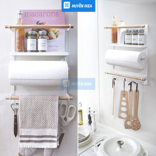 KỆ ĐỂ ĐỒ HÍT TỦ LẠNH THUẬN TIỆN