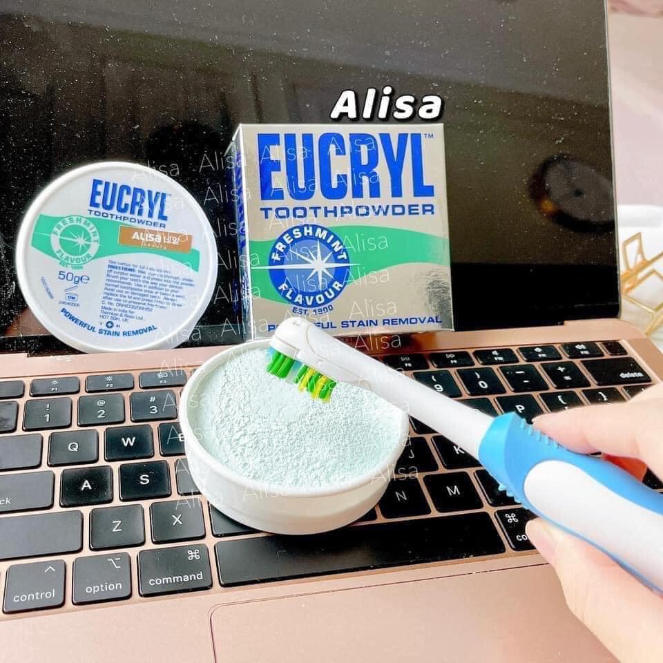 Combo kem đánh răng và bột làm trắng răng EUCRYL - ALISA