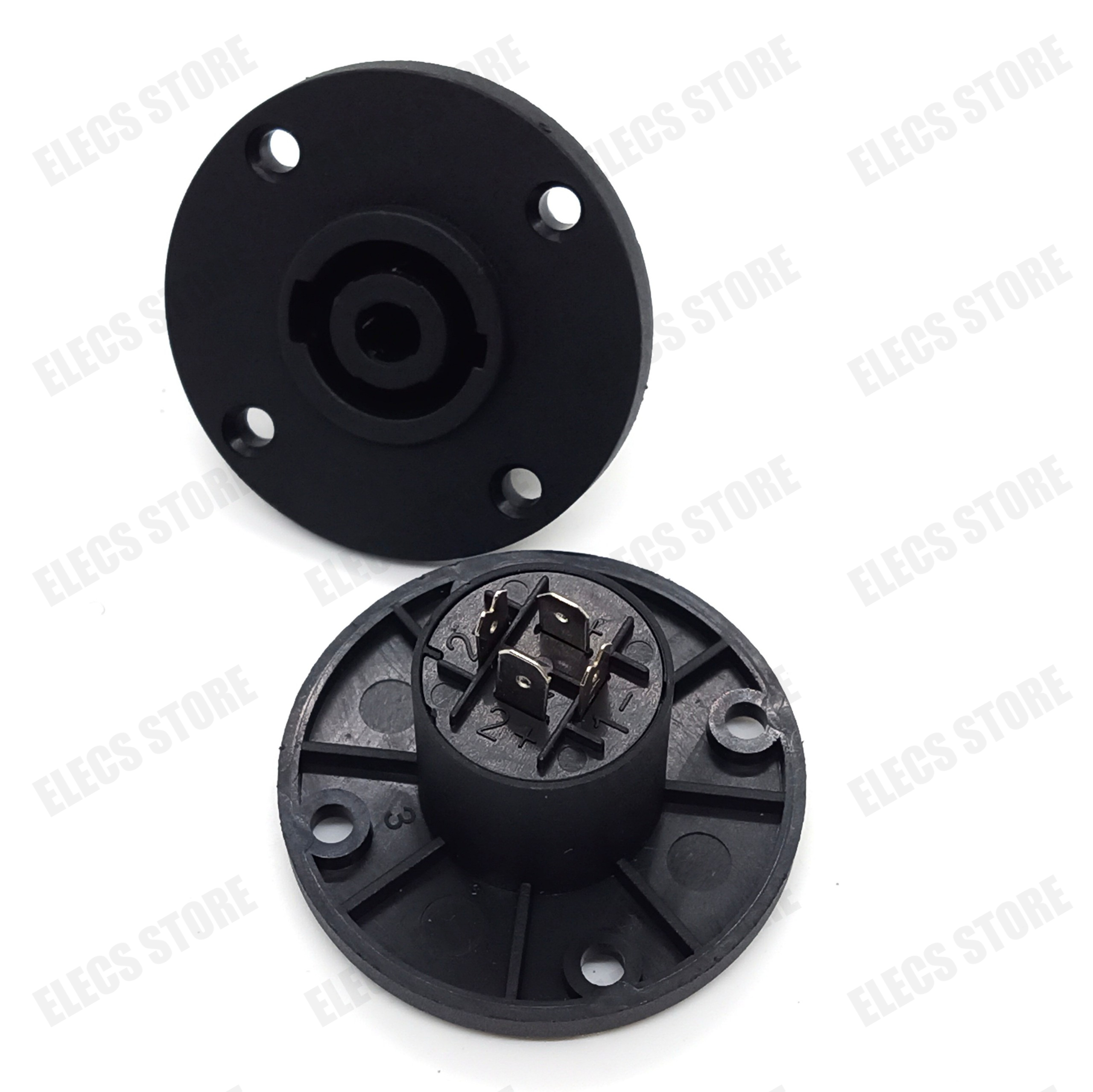 Jack Loa Speakon 4 Cực Mặt Cái - Tròn (10 Cái)