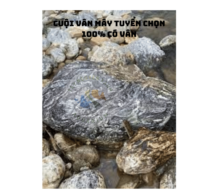 [Rẻ vô địch] 1KG Đá Cuội VÂN MÂY Tuyển Chọn 100% đều có vân