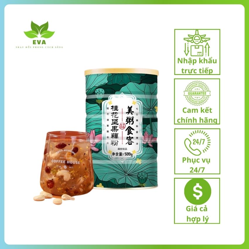 [Hồ Chí Minh] Bột Củ Sen Mix Hạt giàu dinh dưỡng, hỗ trợ giảm cân, thích hợp ăn kiêng, Dưỡng Nhan hiệu quả Meizoushike