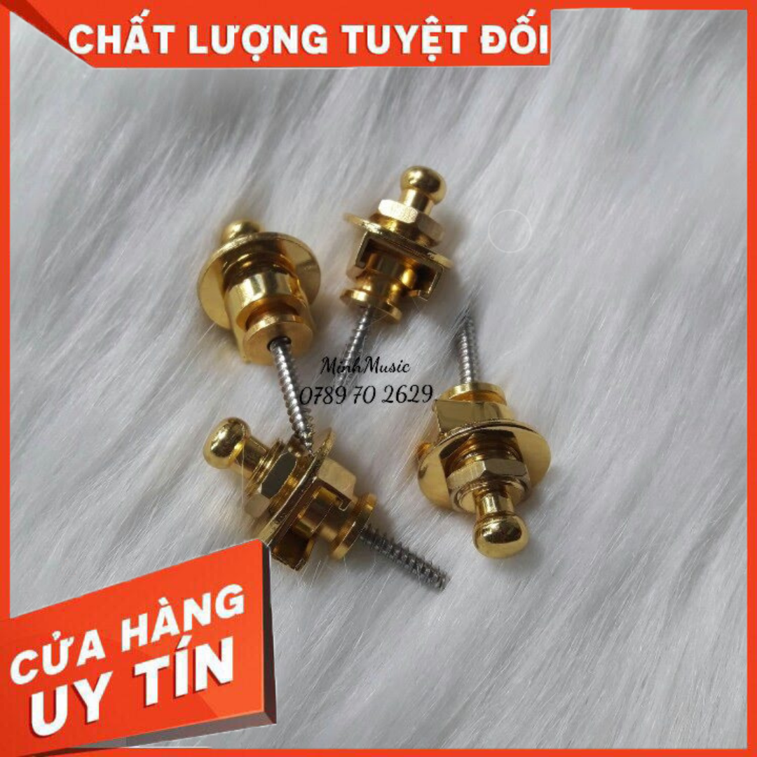 Strap lock gắn đàn guitar giữ dây đeo khi biểu diễn