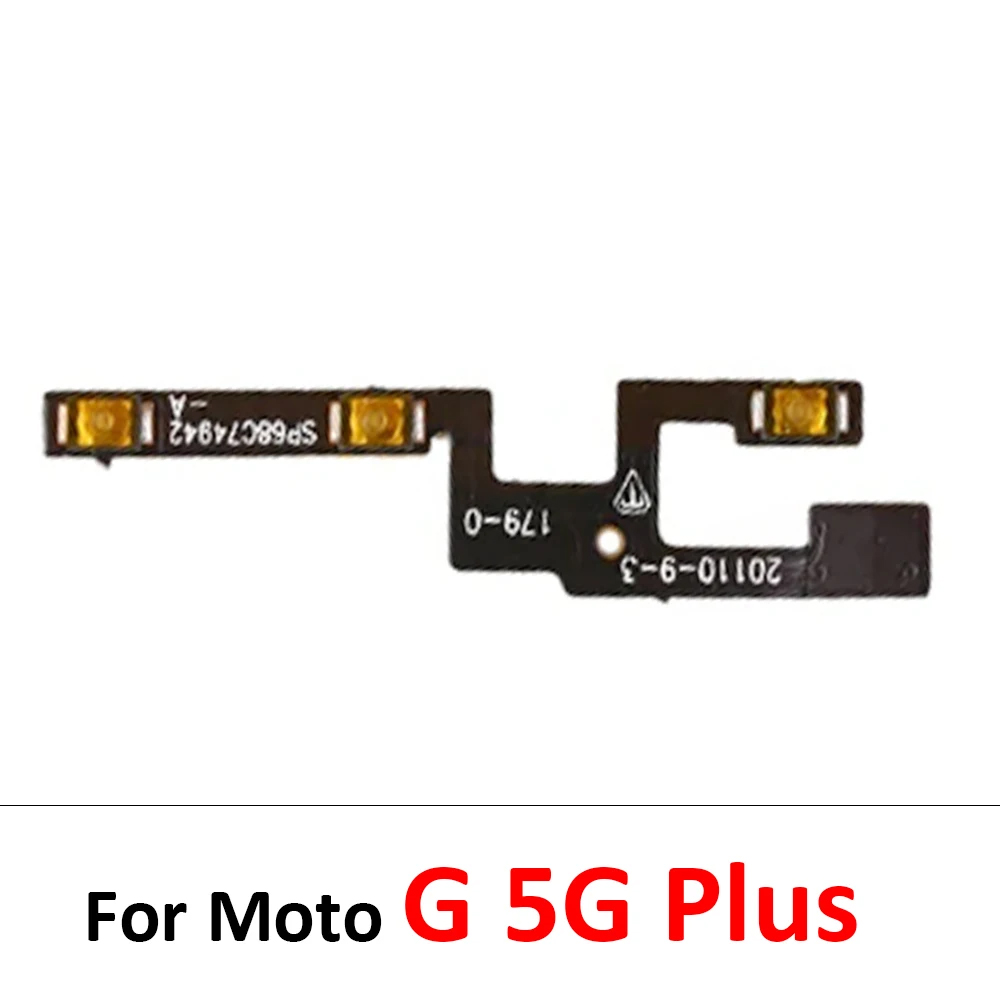 【Fast-selling】 power on off Volume side button key flex cable for Moto G 5G plus power stylus 2022 play pure 2021.