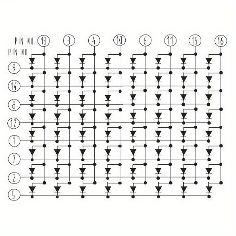 1pc MAX7219 8*8 Dot Matrix LED Display Module, 3MM 1088AS Common cathode Digital Tube For Arduino DIY KIT