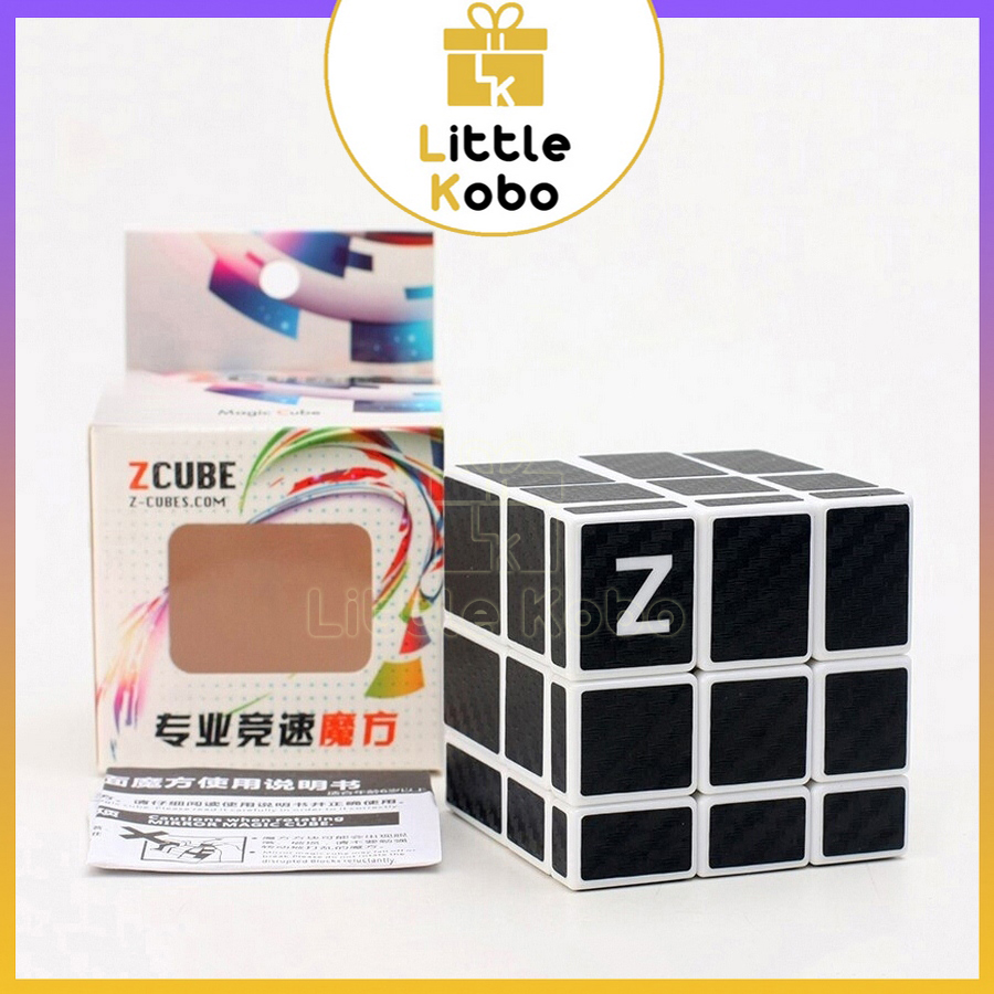 Rubik Mirror Carbon ZCube Rubic Cacbon Mirror Cube Biến Thể Đồ Chơi Trí Tuệ Trẻ Em Phát Triển Tư Duy - Little Kobo