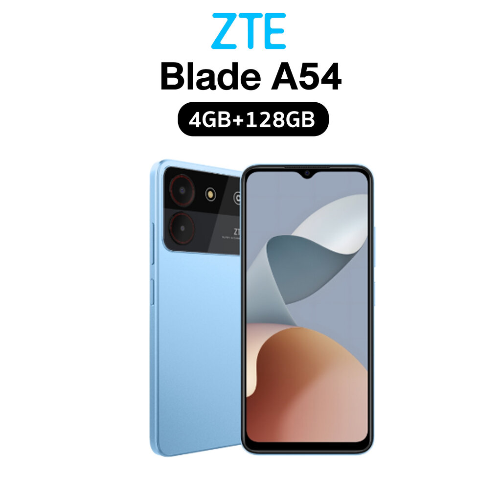 ZTE Blade A54 (4+128GB) สมาร์ทโฟนตัวประหยัด หน้าจอแสดงผล 6.56 นิ้ว HD+