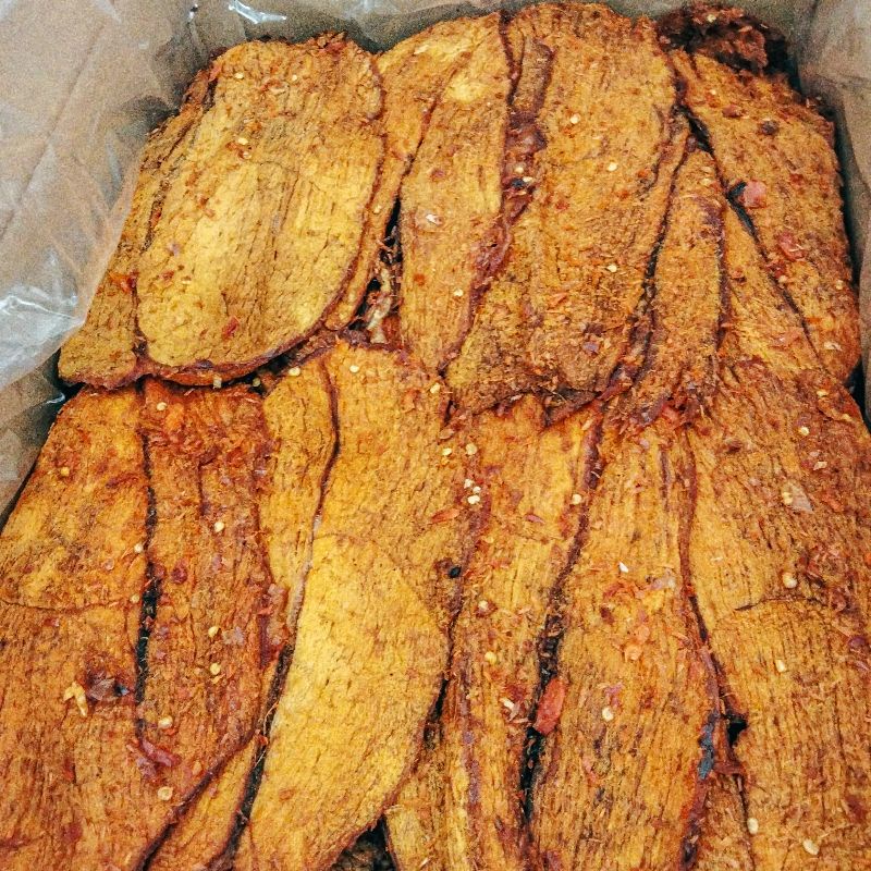 Khô Bò Miếng Mềm Lon Pet 250gr