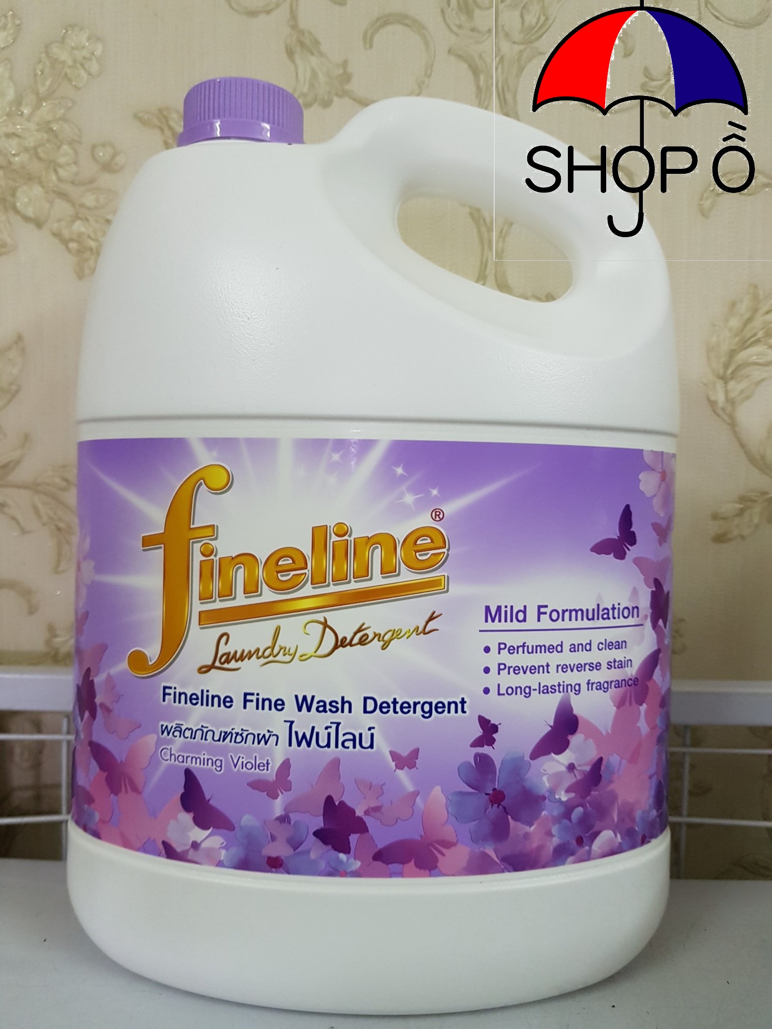 [HCM]Nước giặt xả Fineline 3000 ml - Màu tím