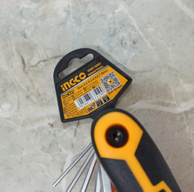 Bộ 8 chìa lục giác Ingco HHK14081