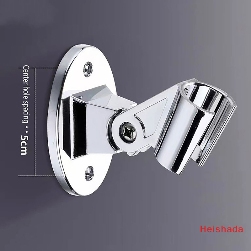 Heishada 1PC phổ Shower Head chủ Wall Mount có thể điều chỉnh vòi hoa sen khung cầm tay phun cố định cơ sở hỗ trợ phụ kiện phòng tắm