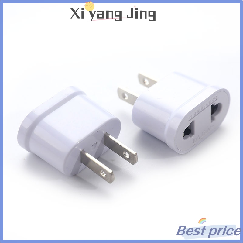 XYJ Flash Sale Home US Plug to EU Plug Round And Flat Dual-Purpose Conversion Plug Converter Socket