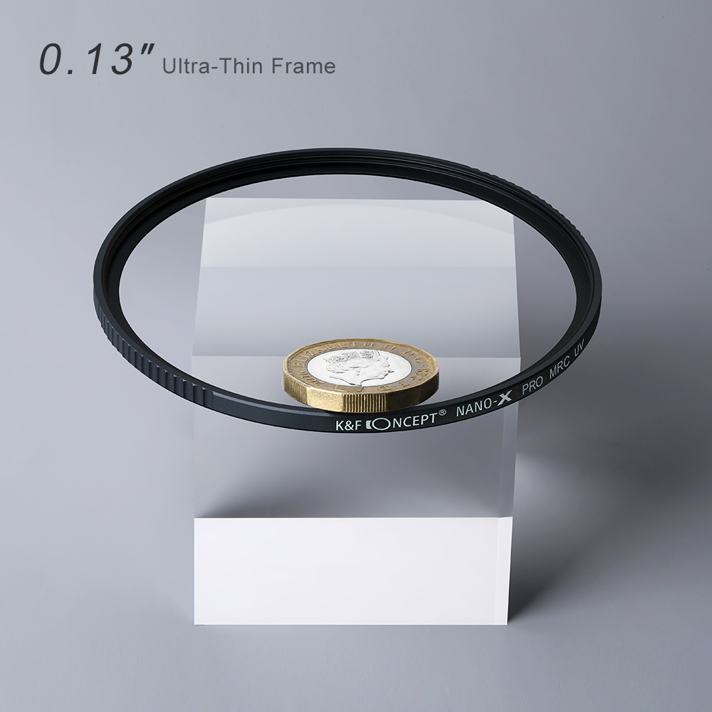 K&F Concept 95mm MC UV Protection Filter 18 Multi-Layer Coated HD/Waterproof/Scratch Resistant UV Filter with Nano-X tech Coating Ultra-Slim UV Filter for 95mm Camera Lens