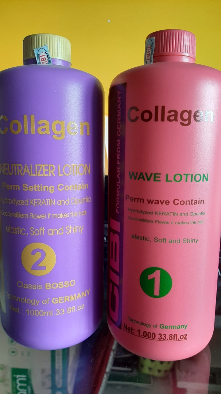 Thuốc uốn lạnh collagen Cibi 1000ml x 2