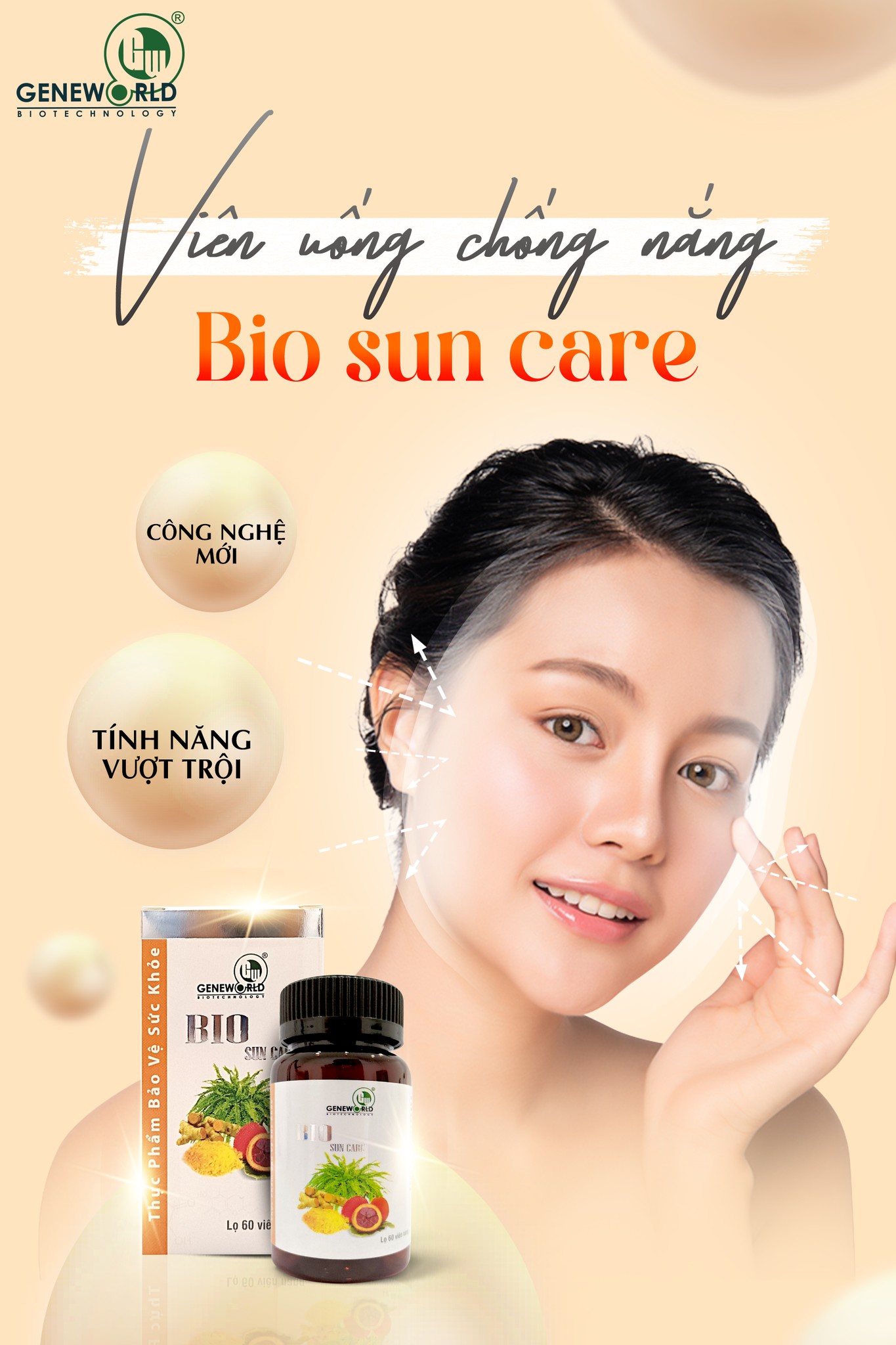 Viên uống chống nắng bio sun care
