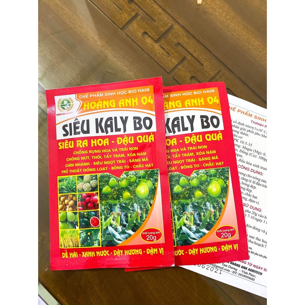 PHÂN BÓN VI LƯỢNG SIÊU KALI BO (Thúc đẩy cây trồng)