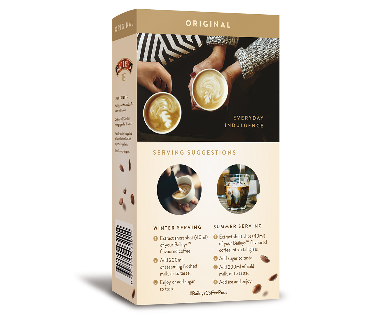 Bailey Irish Cream Coffee Pods Original 