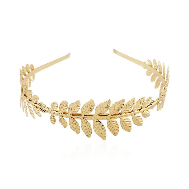 Leaf crown hairband